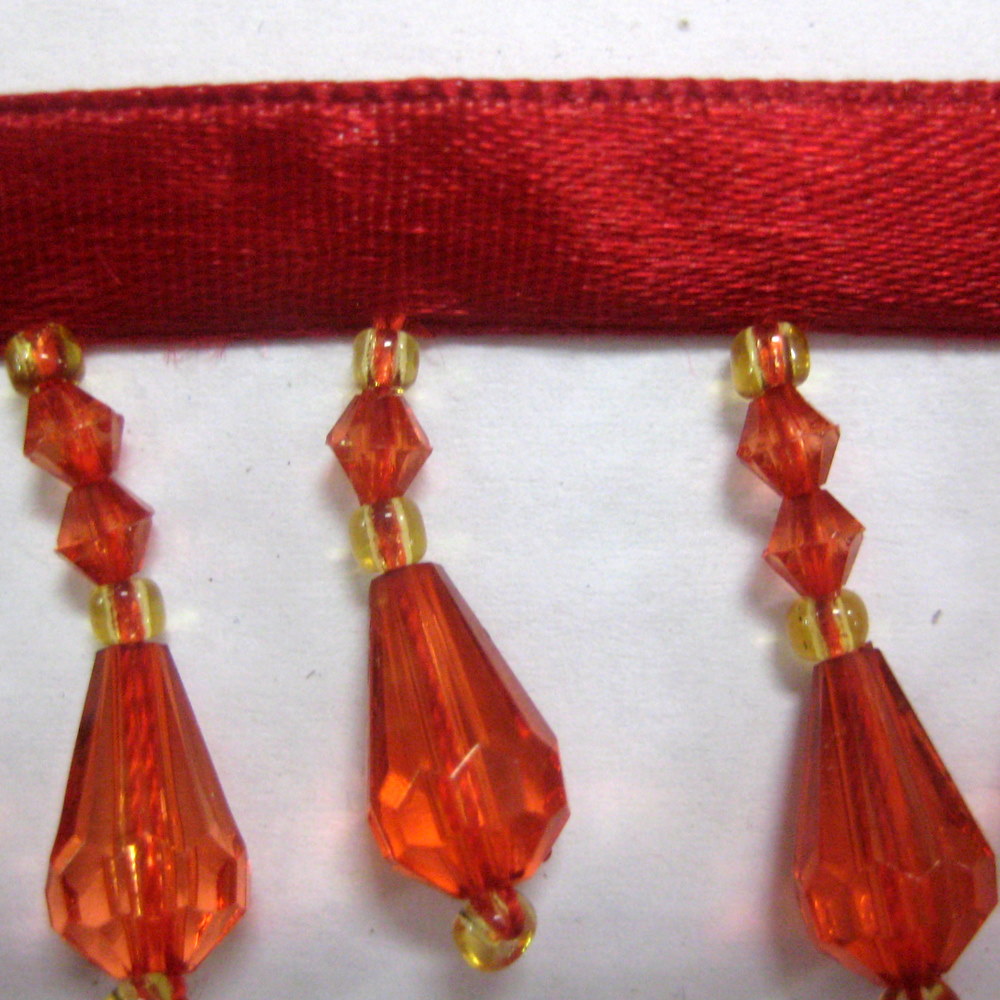GLASS BEADED FRINGE GLASS BEADED FRINGE